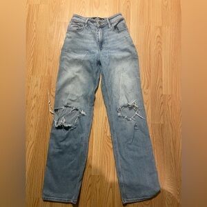 Hollister ultra high rise dad jeans
